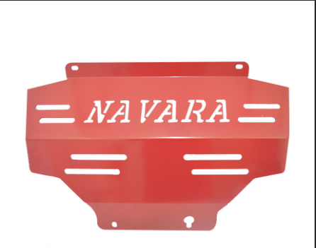 Car Red NAVARA NP300 Engine Sump Guard Skid Bash Plate