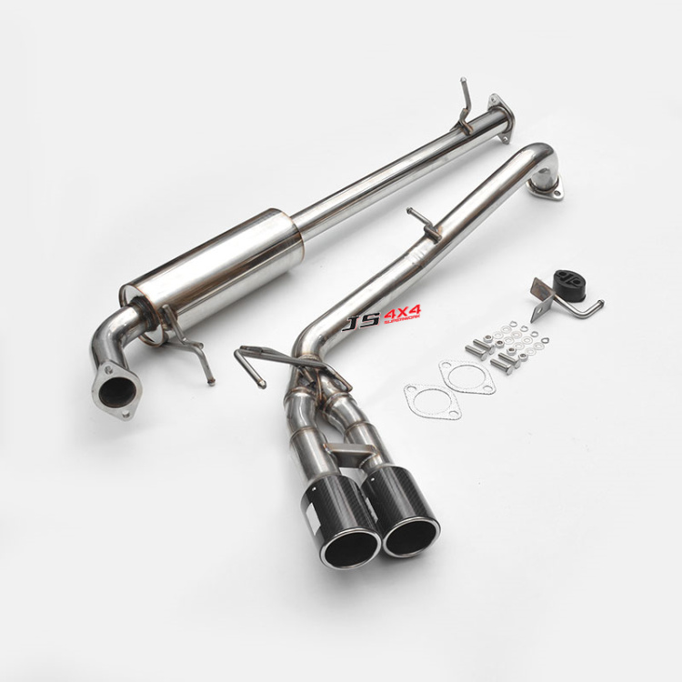 HKS Exhaust System Side muffler Twin Carbon Catback Muffler Exhaust For NEXT GEN RANGER 22+